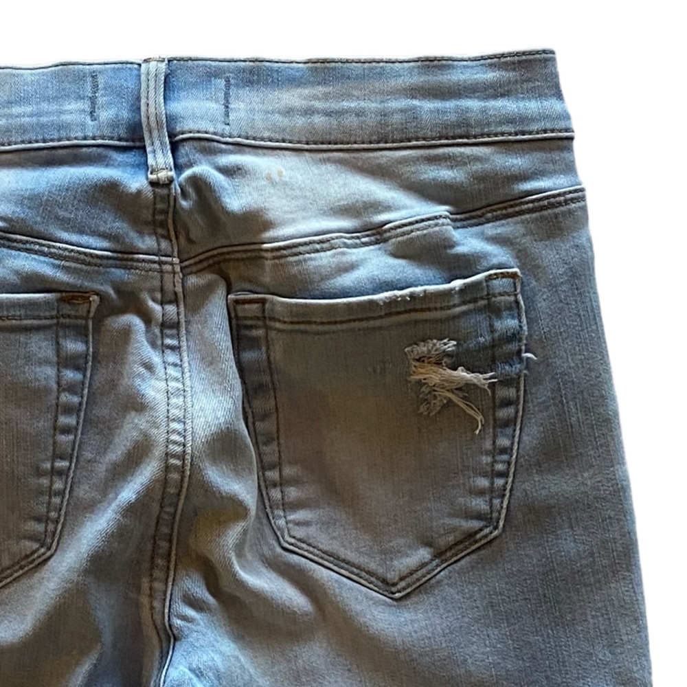 PACSUN Woman’s Jeans Pants Jagged Ankle Super Stretch Size 26 Great Condition! - Picture 10 of 14